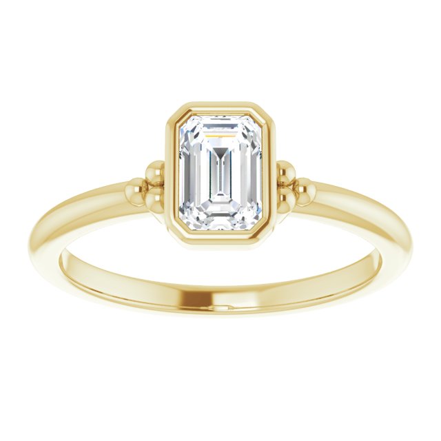 Emerald Cut Diamond Ring