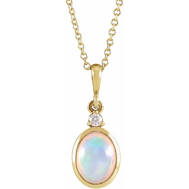 Ethiopian Opal + Diamond
