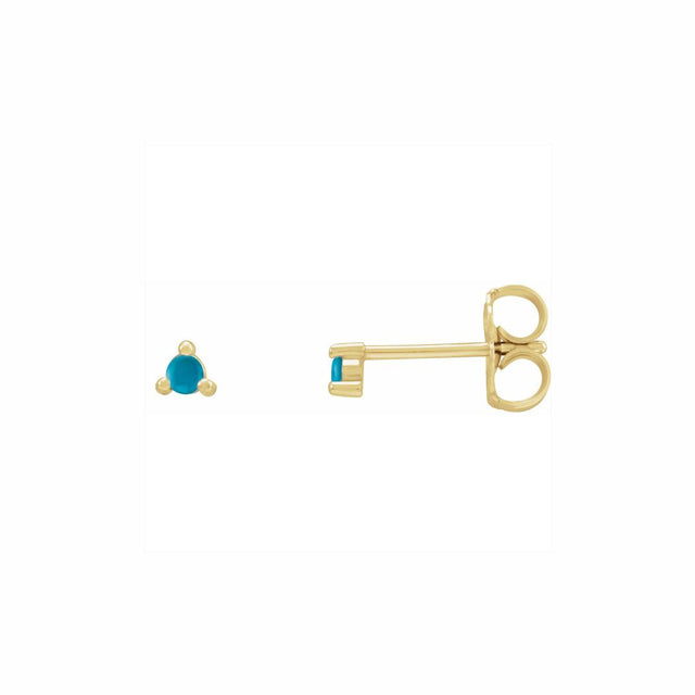 Turquoise studs